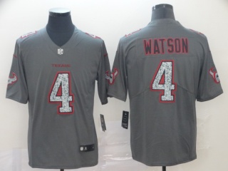 Houston Texans 4 Deshaun Waston Fashion Static Limited Jersey Gray