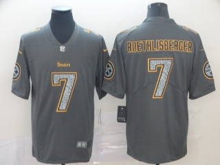 Pittsburgh Steelers 30 James Conner Fashion Static Limited Jersey Gray