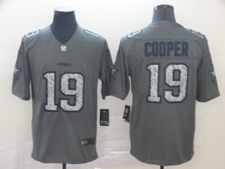 Dallas Cowboys 19 Amari Cooper Fashion Static Limited Jersey Gray