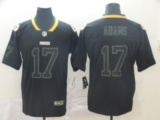 Green Bay Packers 17 Davante Adams Lights Out Vapor Limited Jersey Black