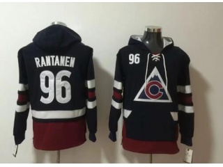 Colorado Avalanche #96 Mikko Rantanen Hockey Hoodie Blue