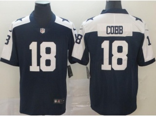 Dallas Cowboys #18 Randall Cobb Thanksgiving Mens Vapor Untouchable Limited Jersey Blue