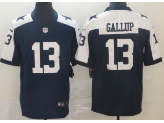 Dallas Cowboys #13 Michael Gallup Thanksgiving Mens Vapor Untouchable Limited Jersey Blue