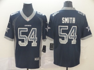 Dallas Cowboys 54 Jaylon Smith Drift Vapor Limited Jersey Blue 