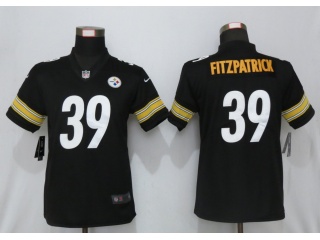 Womens Pittsburgh Steelers 39 Minkah Fitzpatrick Vapor Limited Jersey Black