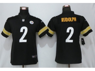 Womens Pittsburgh Steelers 2 Mason Rudolph Vapor Limited Jersey Black