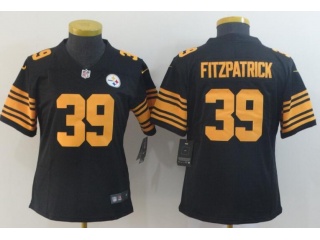 Woman Pittsburgh Steelers #39 Minkah Fitzpatrick Limited Jersey Color Rush