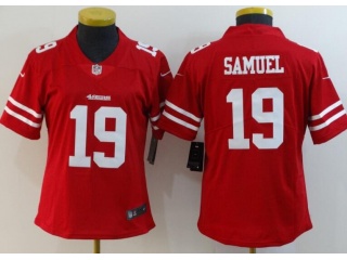 Woman Nike San Francisco 49ers #19 Deebo Samuel Vapor Limited Jersey Red