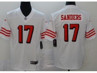 San Francisco 49ers #17 Emmanuel Sanders Color Rush Limited Jersey White 