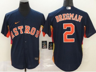 Nike Houston Astros #2 Alex Bregman Cool Base Jersey Blue