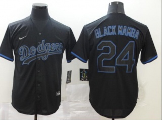 Nike Los Angeles Dodgers #24 Black Mamba Cool Base Jersey Black