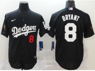 Nike Los Angeles Dodgers #8 Kobe Bryant Jersey Black