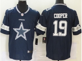 Dallas Cowboys #19 Amari Cooper Big Logo Limited Jersey Blue