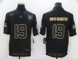 Pittsburgh Steelers #19 JuJu Smith-Schuster 2020 Salute to Service Limited Jersey Black 