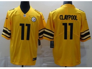 Pittsburgh Steelers #11 Chase Claypool Inverted Legende Limited Jersey Yellow