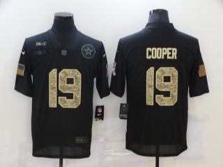 Dallas Cowboys #19 Amari Cooper Salute to Service Limited Jersey Black Camo