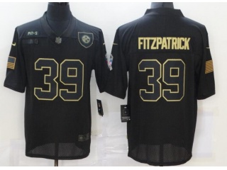 Pittsburgh Steelers #39 Minkah Fitzpatrick Salute to Service Limited Jersey Black 