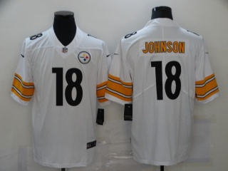 Pittsburgh Steelers #18 Diontae Johnson Limited Football Jersey White