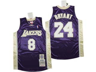 Los Angeles Lakers #8/24 Kobe Bryant 2020 Hall Of Fame Jersey Purple