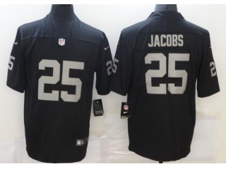 Oakland Raiders #25 Jacobs Limited Jersey Black 