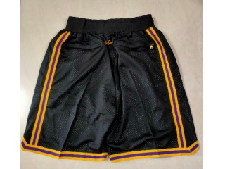 Los Angeles Lakers Kobe 8/24 Just Don Shorts Black 