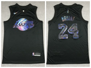 Nike Los Angeles Lakers #24 Kobe Bryant 2021 HWC Jersey Iridescent Black