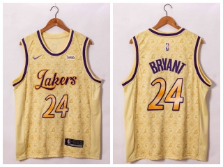 Nike Los Angeles Lakers #24 Kobe Bryant 2021 Jersey Cream