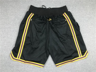 Los Angeles Lakers Mamba 8/24 Just Don Shorts Black 