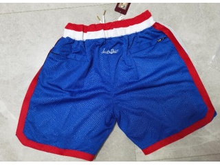 Los Angeles Clippers Just Don Throwback Shorts Blue