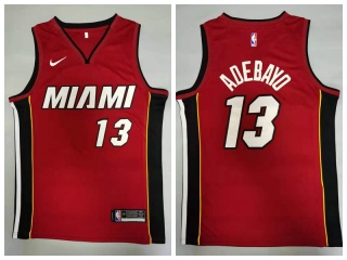 Nike Miami Heat #13 Bam Adebayo Jersey Red