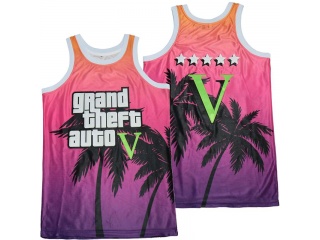 GRAND THEFT AUTO FIVE BASKETBALL JERSEY