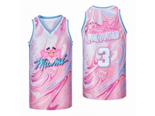 #3 PINK PANTHER MIAMI BASKETBALL JERSEY