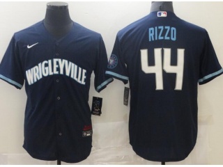 Nike Chicago Cubs #44 Anthony Rizzo City Cool Base Jersey Blue