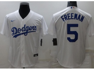 Nike Los Angeles Dodgers #5 Freddie Freeman Cool Base Jersey White 