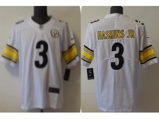 Pittsburgh Steelers #3 Dwayne Haskins Jr Limited Jersey White 