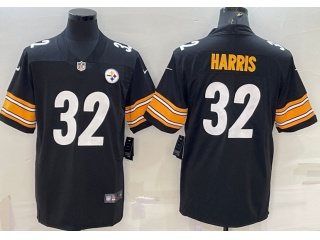 Pittsburgh Steelers #32 Franco Harris Limited Jersey Black 