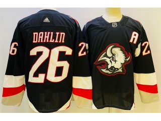 Adidas Buffalo Sabres #26 Rasmus Dahlin 2023 Reverse Jersey Black