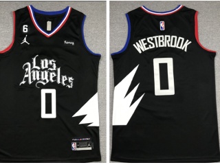 Nike Los Angeles Clippers #0 Russell Westbrook 2022-23 Jersey Black 