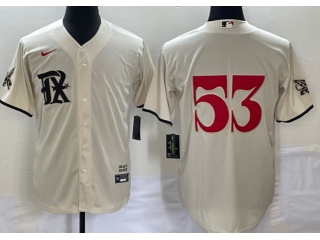 Texas Rangers #53 Adolis García City Cool Base Jersey Cream 