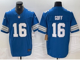 Detroit Lions #16 Jared Goff Vapor F.U.S.E. Limited Jersey Legacy Blue