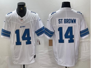 Detroit Lions #14 Amon-Ra St. Brown Vapor F.U.S.E. Limited Jersey Legacy White