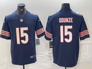 Chicago Bears #15 Rome Odunze Vapor Limited Jersey Blue