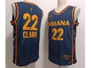 Indiana Fever #22 Caitlin Clark Jersey Navy Blue