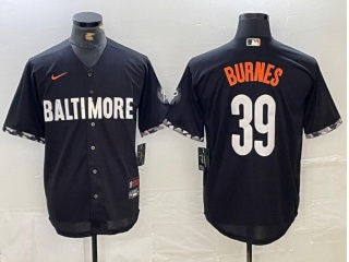 Baltimore Orioles #39 Corbin Burnes City Connect Cool Base Jersey Black
