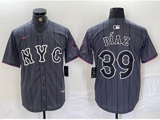 New York Mets #39 Edwin Diaz 2024 City Connect Jerseys Black