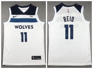 Minnesota Timberwolves #11 Naz Reid Jersey White