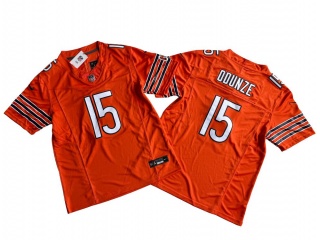 Chicago Bears #15 Rome Odunze Limited Jersey Orange