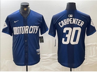 Detroit Tigers #30 Kerry Carpenter 2024 City Connect Jersey Blue