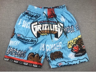 Memphis Grizzlies Graffiti Short Teal