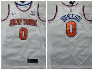 New York Knicks #0 Donte DiVincenzo Jersey White